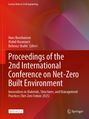 Buchtitel: "Proceedings of the 2nd International Conference on Net-Zero Built Environment". Roter Hintergrund.
