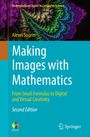 Buchcover: "Making Images with Mathematics" von Alexei Sourin. Farbiges Fraktaldesign.