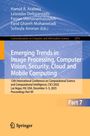 Titel: "Emerging Trends in Image Processing, Computer Vision, Security, Cloud and Mobile Computing". Konferenzdetails unten.