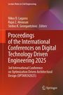 Titel: "Proceedings of the International Conferences on Digital Technology Driven Engineering 2025". Rot-orange Farbverlauf.
