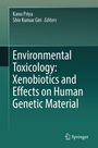 Der grüne Buchumschlag zeigt den Titel "Environmental Toxicology: Xenobiotics and Effects on Human Genetic Material" und das Springer-Logo.