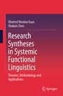 Titel: "Research Syntheses in Systemic Functional Linguistics". Autoren: Winfred Wenhui Xuan, Shukun Chen. Logo: Springer. Farbverlauf von Rot zu Dunkelrot.