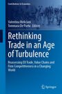Buchcover: "Rethinking Trade in an Age of Turbulence", Herausgeber: Meliciani, De Portu, Springer-Logo unten.