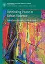 "Rethinking Peace in Urban Violence; Favela Peace Formation in Rio de Janeiro" auf abstraktem, buntem Hintergrund.