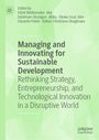 Ein grünes Cover mit Text: "Managing and Innovating for Sustainable Development". Herausgebernamen oben. Logo links oben.