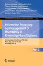 Titel: Information Processing and Management of Uncertainty in Knowledge-Based Systems. Konferenzinfo: IPMU 2026, Rom.