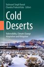 Titel: Cold Deserts. Untertitel: Vulnerability, Climate Change Adaptation and Mitigation. Schneebedeckte Wüstenlandschaft.
