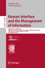 Human Interface and the Management of Information, LNCS 16706, HCI 2026, Springer, rotes und graues Design mit Logos.