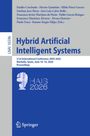 Titel: Hybrid Artificial Intelligent Systems. Konferenz: HAIS 2026, Marbella. Logo: Springer mit Springer-Symbol.