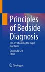 „Principles of Bedside Diagnosis“, „The Art of Asking the Right Questions“, Shuvendu Sen, Springer Logo, blauer Hintergrund.