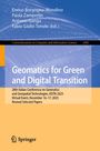 "Geomatics for Green and Digital Transition." Konferenz über Geomatik und Geotechnologien, ASITA 2025. Springer-Verlag.