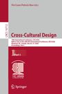 "Cross-Cultural Design, CCD 2026, Montreal, 28th HCI. Part I. Pei-Luen Patrick Rau (Ed.). Rotes Layout, Kopfprofil-Logo."