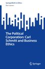 Text: "SpringerBriefs in Ethics", "Bart Jansen", "The Political Corporation: Carl Schmitt and Business Ethics". Blau-weißes Design.