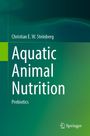 Oben steht "Christian E. W. Steinberg". Darunter der Titel "Aquatic Animal Nutrition" und "Prebiotics". Grün-blauer Hintergrund.