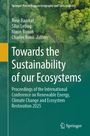 "Towards the Sustainability of our Ecosystems". Grün im Hintergrund mit Baumkronen. Springer Logo unten rechts.