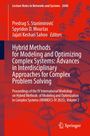 Text: "Hybrid Methods for Modeling and Optimizing Complex Systems." Rote Hintergrundgrafik mit Netzstrukturen.