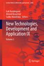 Titel: New Technologies, Development and Application IX, Volume 3. Rote Abbildung von verbundenen Kugeln. Springer-Logo.