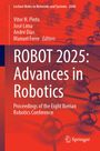Die Texte auf der Titelseite lauten: "ROBOT 2025: Advances in Robotics". Rote Hintergrundgrafik mit Verbindungen.