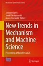 Text: "New Trends in Mechanism and Machine Science", "Proceedings of EuCoMeS 2026", Autoren oben, Verlag unten rechts.