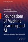 Oben steht "Studies in Big Data 199", darunter Autoren, Titel: "Foundations of Machine Learning and AI". Unten "Springer".