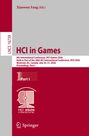 Text "HCI in Games", Konferenzdetails, "Part I". Logo mit Kopf-Symbol und Kopfhörer. Springer-Logo unten.