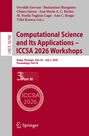 "Computational Science and Its Applications – ICCSA 2026 Workshops" in Bordeaux auf grauem und dunkelrotem Hintergrund.