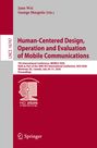 Buchtitel: "Human-Centered Design, Operation and Evaluation of Mobile Communications". Logo mit Kopfprofil und Kopfhörer.