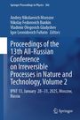 "Proceedings of the 13th All-Russian Conference on Irreversible Processes in Nature and Technology, Volume 2, Springer."