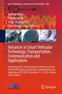 Titel: "Advances in Smart Vehicular Technology, Transportation, Communication and Applications". Oben Bilder von Technik.