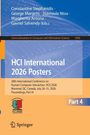 Titel: HCI International 2026 Posters. Konferenzdetails: 28th HCI, Montreal, 26.-31. Juli 2026. Springer Logo unten.
