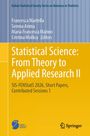 Titel: "Statistical Science: From Theory to Applied Research II". Unten Logo der Società Italiana di Statistica und "Springer".