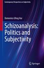 „Schizoanalysis: Politics and Subjectivity“ von Domenico Uhng Hur. Abstrakte Farblinien, Springer-Logo unten.