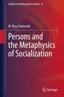 "Persons and the Metaphysics of Socialization" von M. Reza Tahmasbi. Rote, verwirbelte Hintergrundgrafik.