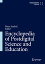 Oben rechts: "SPRINGER NATURE Reference". Großtext: "Encyclopedia of Postdigital Science and Education". Dunkelblauer Hintergrund.