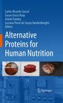 Text: "Alternative Proteins for Human Nutrition". Herausgeber: Carlos Ricardo Soccol u.a. Bilder von Fleisch und Technik.