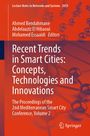 Oben: Lecture Notes in Networks and Systems 2059. Titel: Recent Trends in Smart Cities. Unten: Springer-Logo, orange Hintergrund.