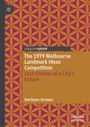 Titel: "The 1979 Melbourne Landmark Ideas Competition." Design: Orange und lila geometrisches Muster.
