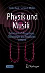 Text: "Physik und Musik. Zeitreise durch Tonsysteme, Stimmungen und Notationen weltweit." Schwarzer Hintergrund, konzentrische Kreise.
