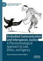 "Embodied Communication and Interspecies Justice." Rechts eine Illustration: ein Mann beugt sich zu einem Vogel.