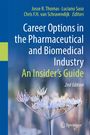 „Career Options in the Pharmaceutical and Biomedical Industry: An Insider’s Guide, 2nd Edition.“ Unten ein Logo.