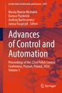 Titel: "Advances of Control and Automation". Rote Hintergrunde, technische Grafiken, vier Herausgeber. Springer-Logo unten rechts.