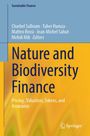 Text: "Nature and Biodiversity Finance". Herausgeber: Charbel Salloum u.a. Farben: Blau und Gelb. Logo: Springer.