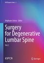 Surgery for Degenerative Lumbar Spine, Buch