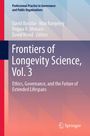 Frontiers of Longevity Science, Vol. 3: Ethik, Governance, Zukunft erweiterter Lebensspannen. Gradient-Hintergrund.