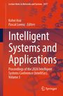 Buchtitel: "Intelligent Systems and Applications". Autoren: Kohei Arai, Pascal Lorenz. Orange-roter Hintergrund mit Netzmotiv.
