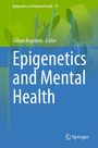 "Epigenetics and Mental Health", Gillian Ragsdale, Springer. Hintergrund grün mit abstraktem DNA-Motiv.