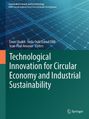Titel: "Technological Innovation for Circular Economy and Industrial Sustainability". Hintergrund: Solarpaneel-Design.