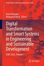 "Digital Transformation and Smart Systems in Engineering and Sustainable Development" auf rotem Hintergrund, Springer-Logo.