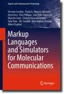 Buchtitel: "Markup Languages and Simulators for Molecular Communications". Autoren: Yesenia Cevallos et al. Logo von Springer.