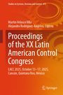 "Proceedings of the XX Latin American Control Congress, LACC 2025, October 13-17, Cancún, México" auf orangefarbenem Hintergrund.
